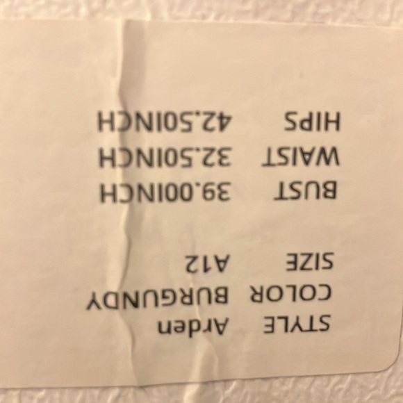 New Azazie Arden Burgundy Bridesmaid/Special Occasion Dress - Picture 6 of 6